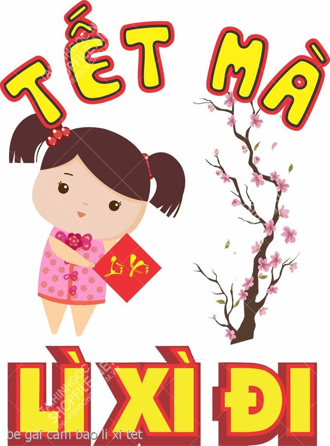 be gai cam bao li xi tet